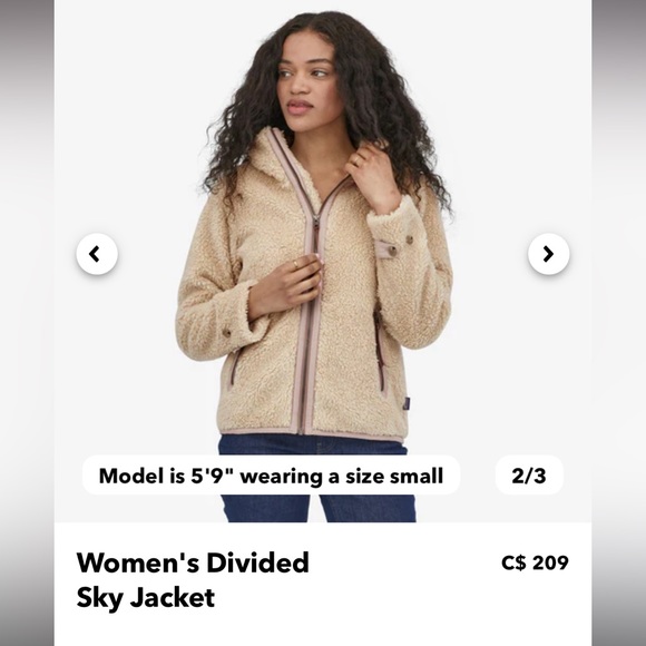 Patagonia large jacket women’s divided sky jacket - Picture 1 of 10